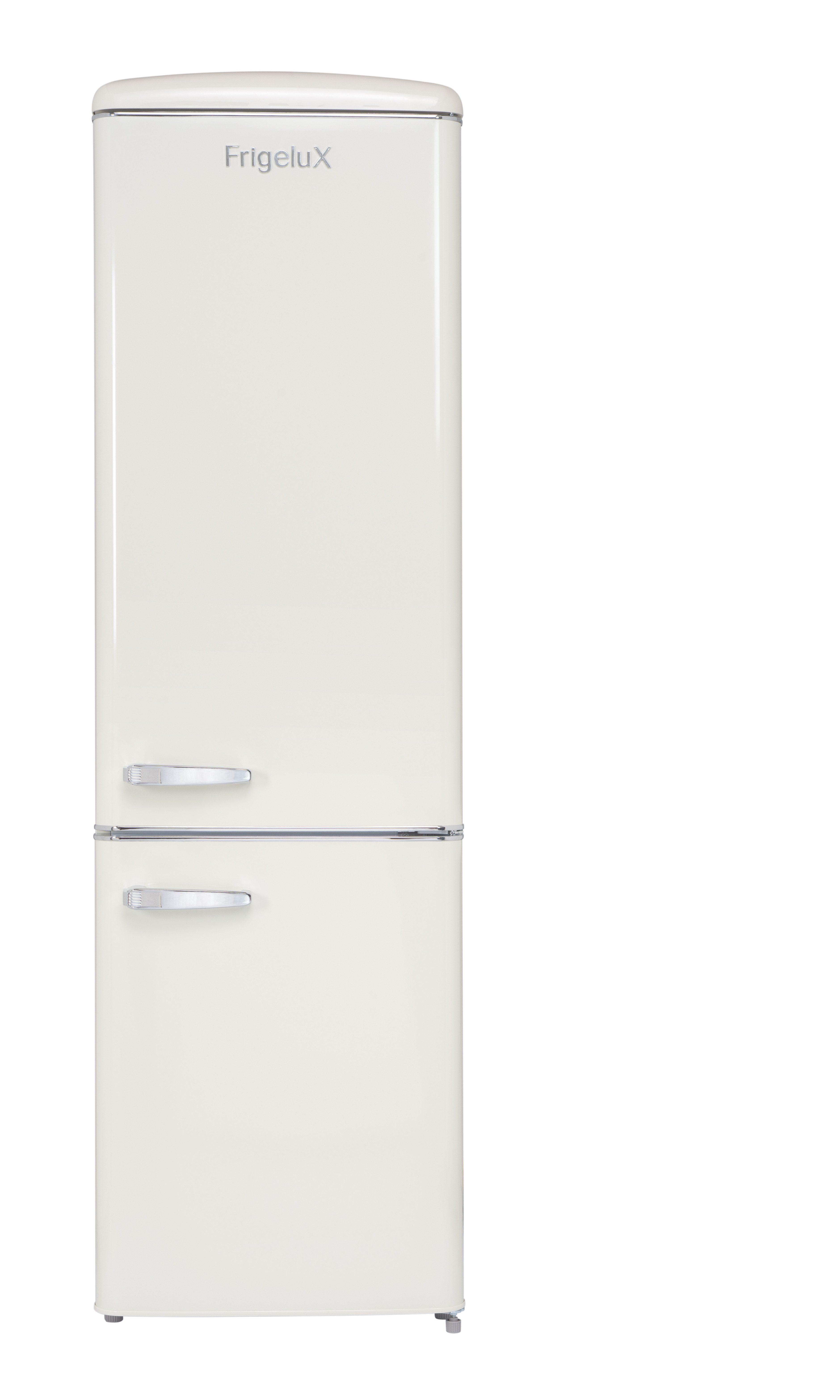 FrigeluX Kühl-/Gefrierkombination CB255RCA++, Retro-Design, 244 L