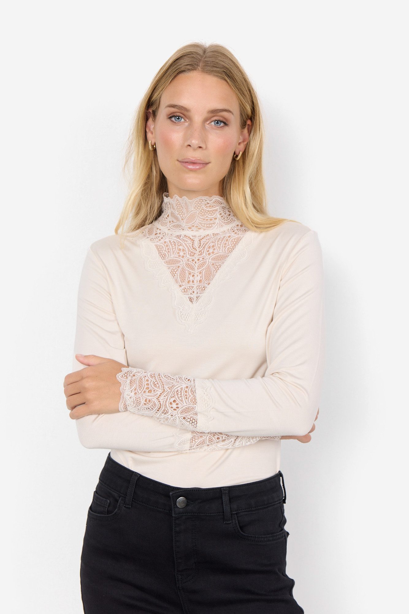 soyaconcept Spitzenshirt SC-MARICA 20 Viskosemischung