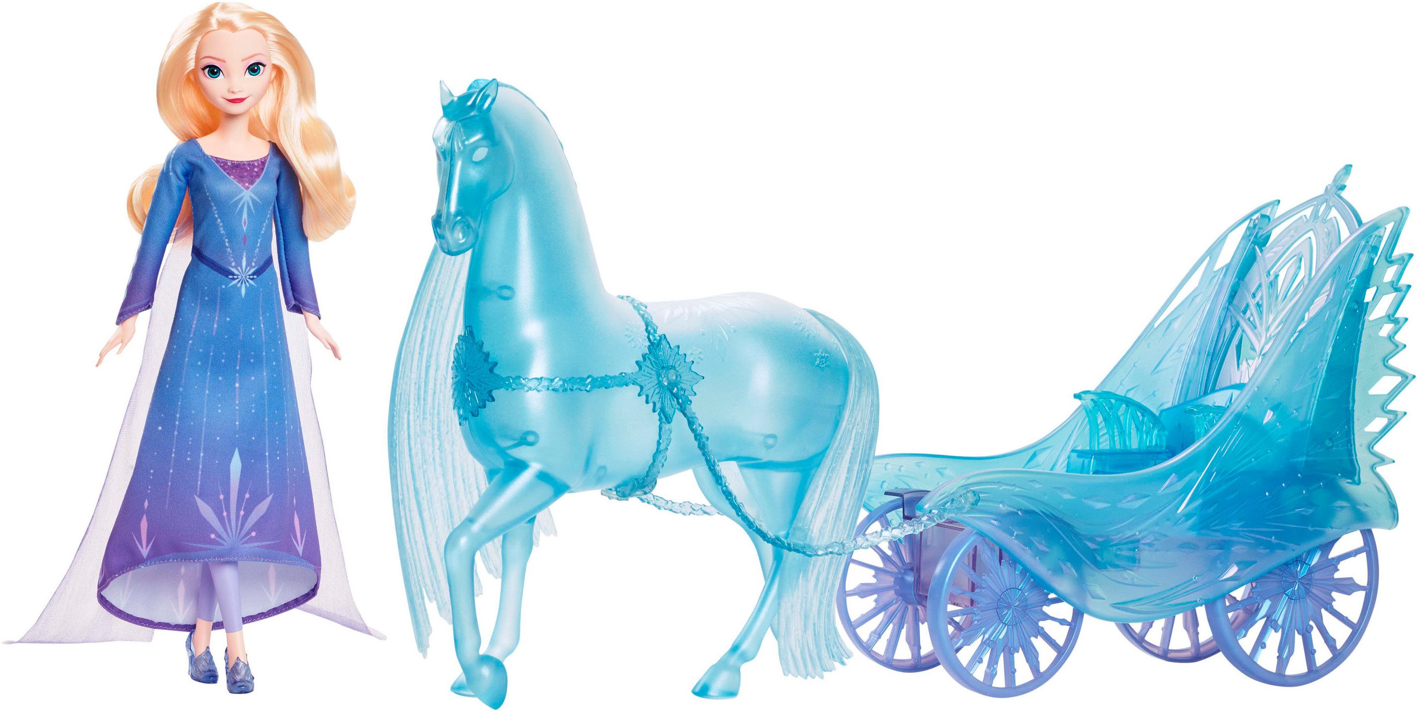 Mattel® Anziehpuppe Disney Die Eiskönigin Elsa mit Kleid und Nokk mit Abent günstig online kaufen