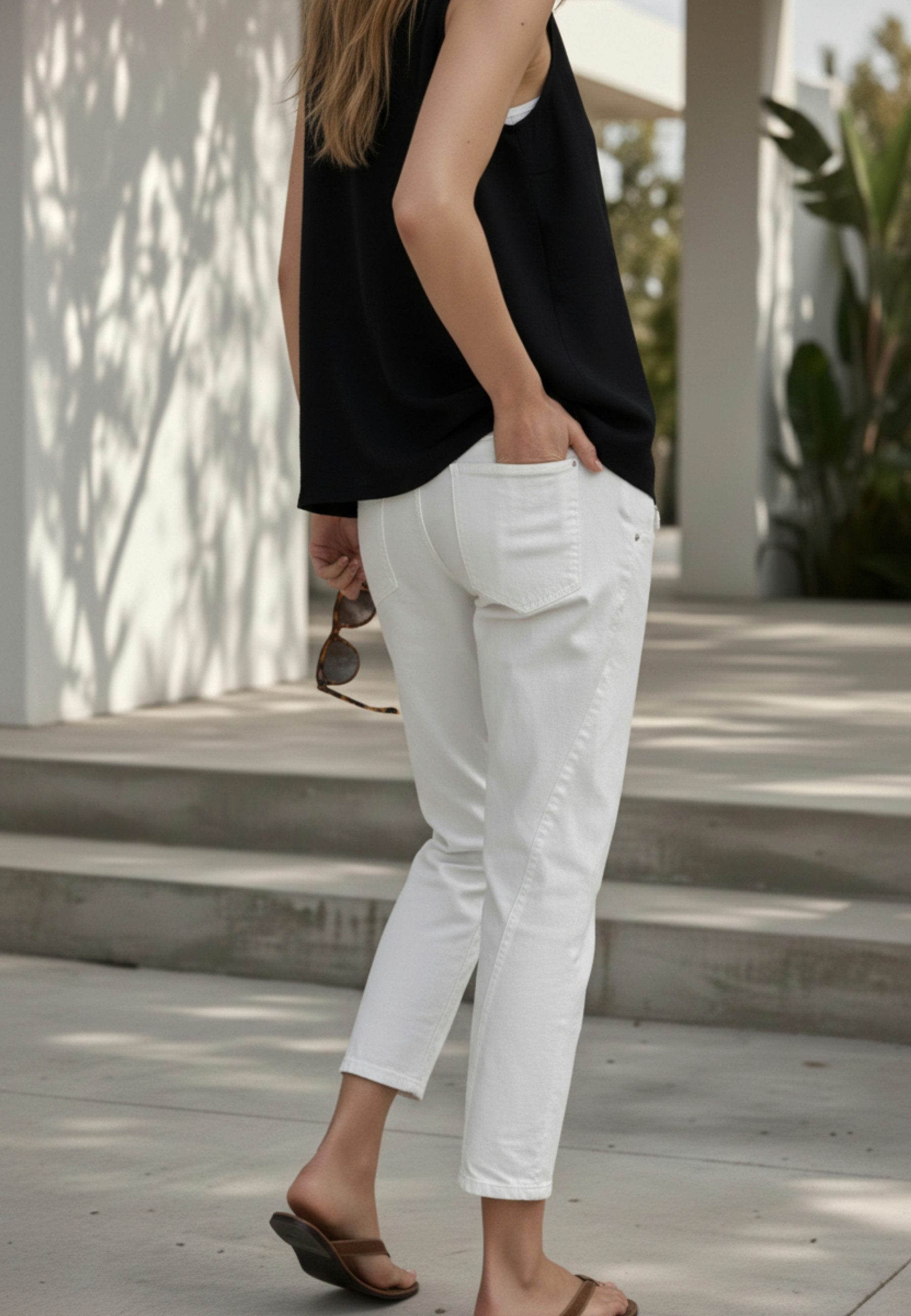 Andijamo-Fashion 7/8-Hose REAL COOL lässiger Boyfriend Fit
