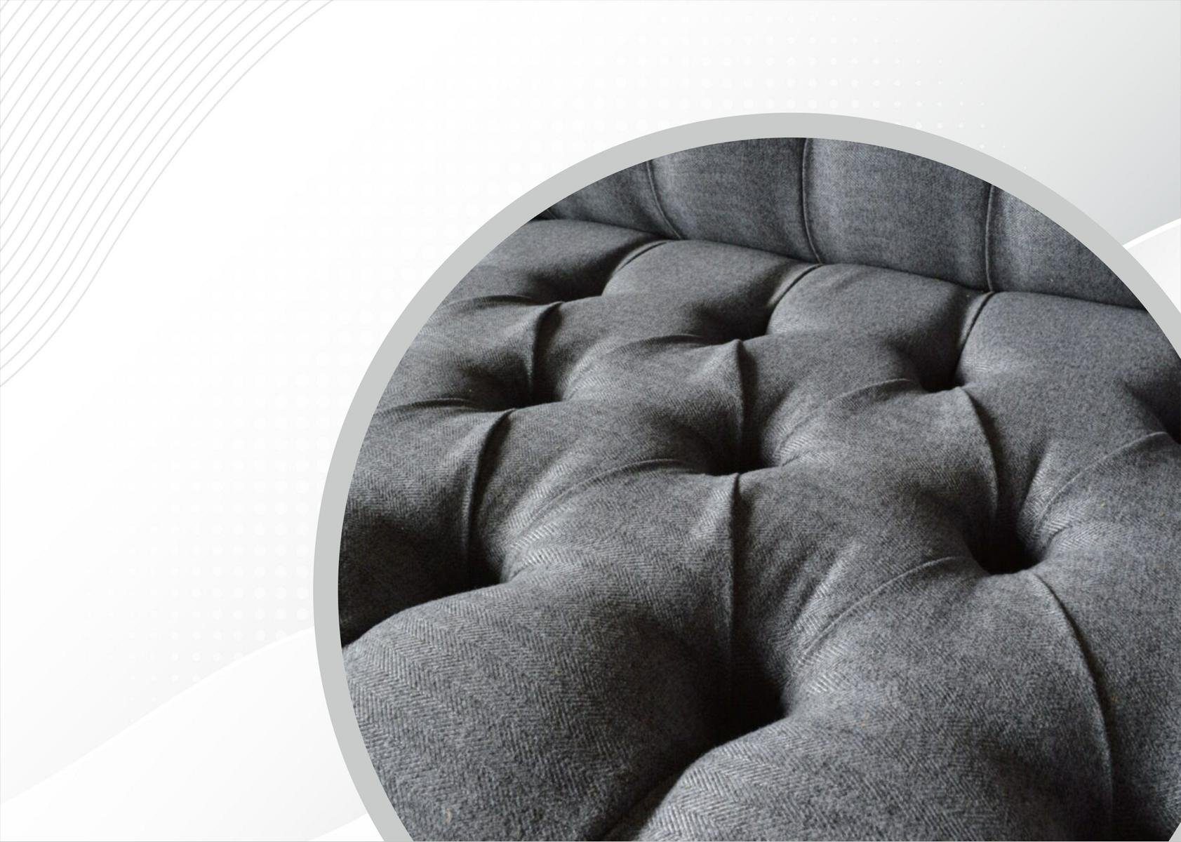 Design 3 Chesterfield Chesterfield-Sofa, Couch 225 Sofa cm Sitzer JVmoebel