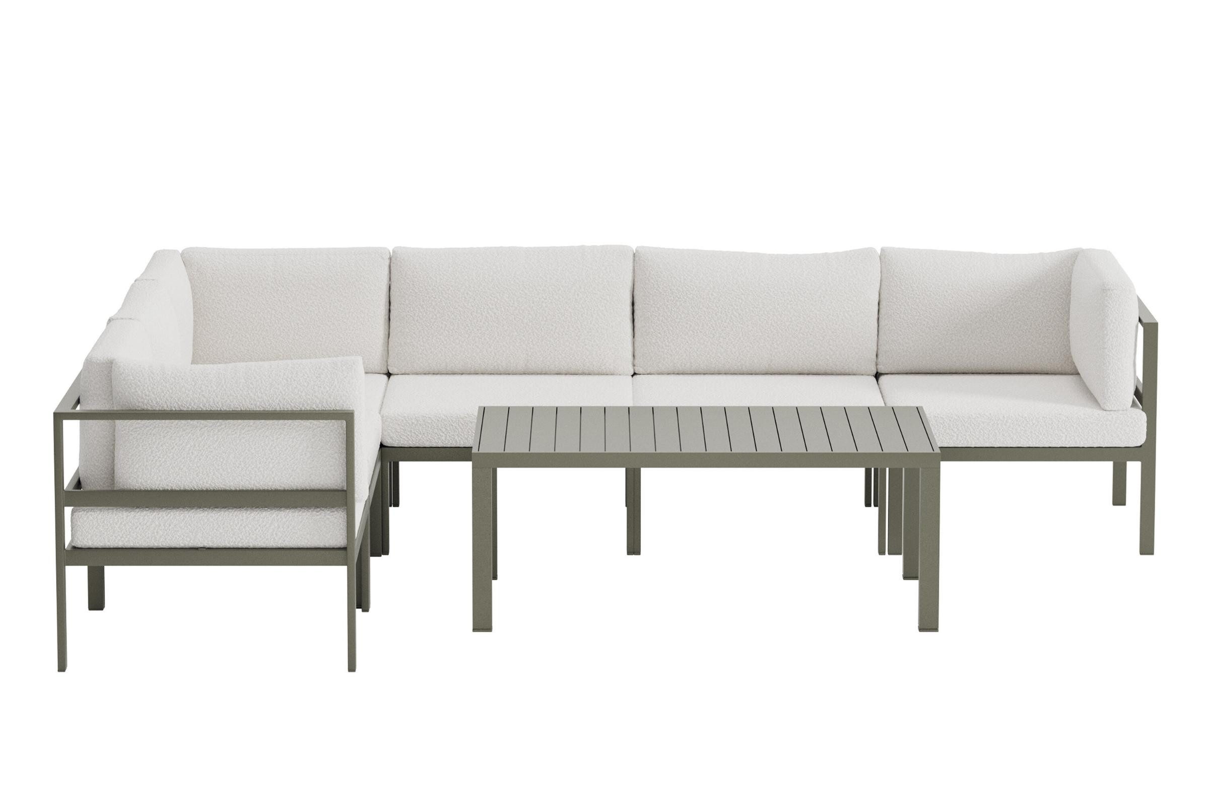 ebuy24 Gartenliege Copacabana Garten Lounge Ecksofa 3+3-Sitzer und Co, 7 St.