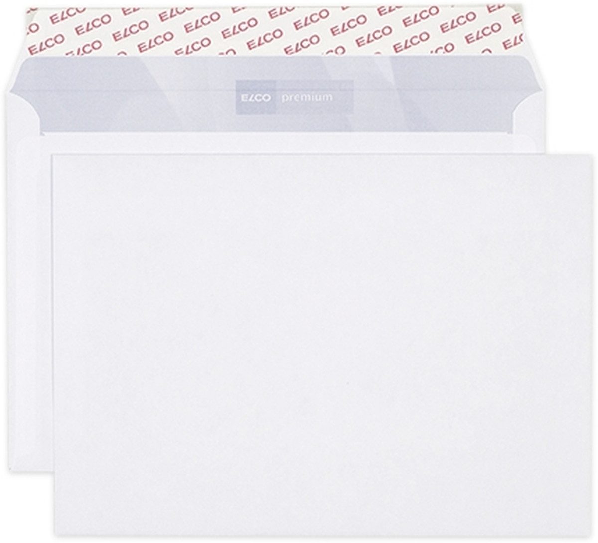 ELCO Briefumschlag Briefumschläge Office Box C5 hochweiß Haftklebung Innendruck 80 g/qm V