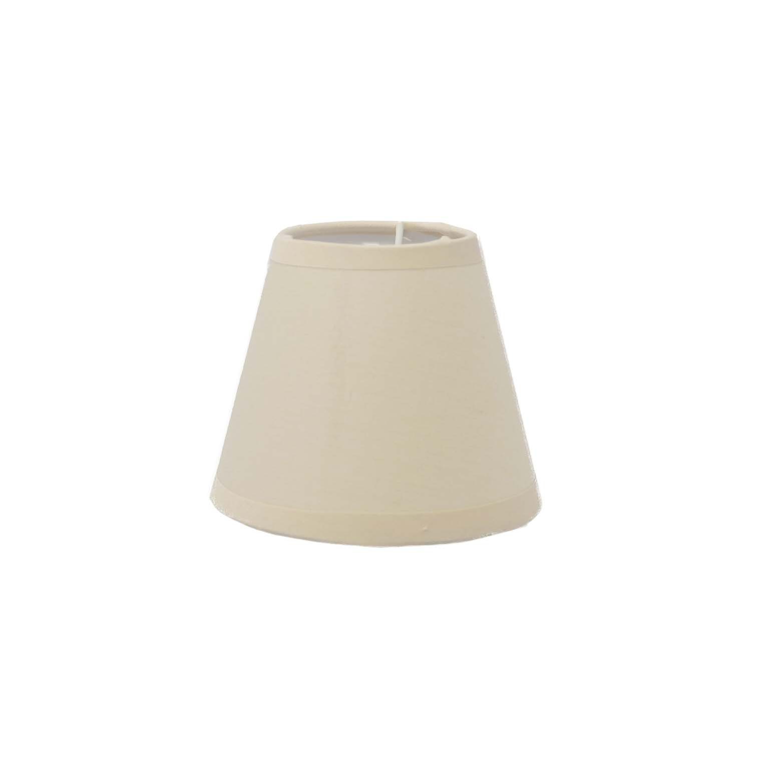 B&S Lampenschirm Mini Lampemschirm beige H 10,5 x Ø 12 cm für E14 Standardf günstig online kaufen