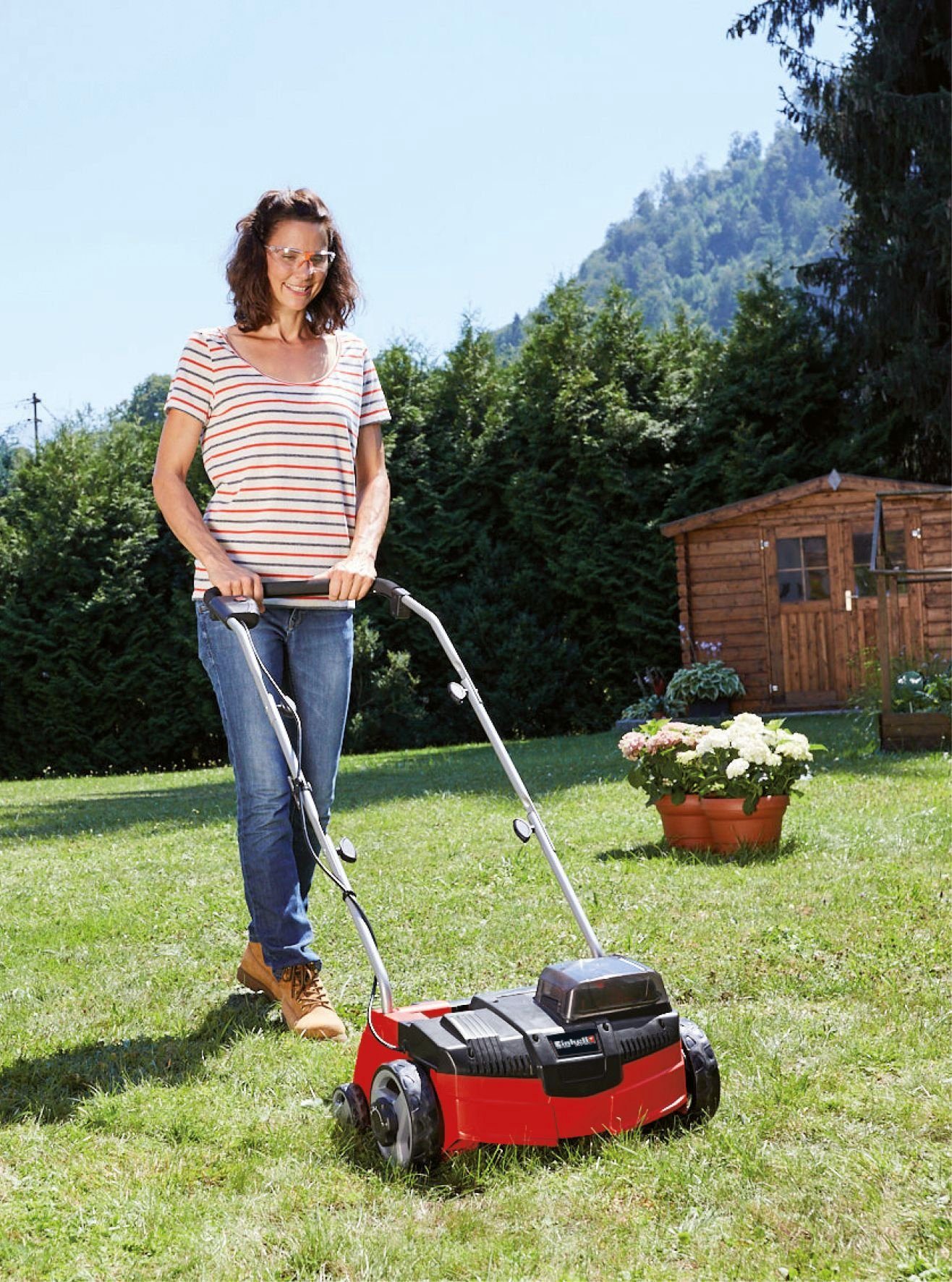 Einhell Akku-Vertikutierer GC-SC 36/31 Li-Solo, 31 günstig online kaufen