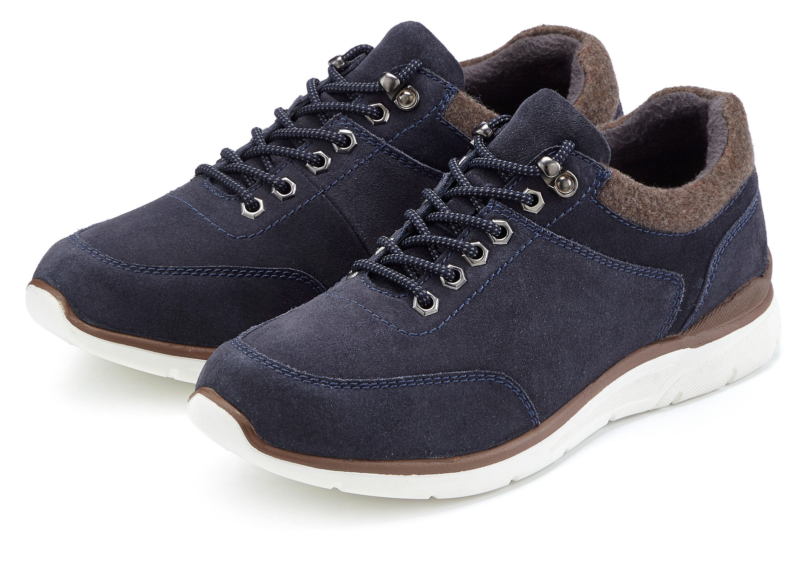 H.I.S Schnürhalbschuh, Freizeitschuh, Halbschuh Sneaker NEU aus hochwertigem Leder