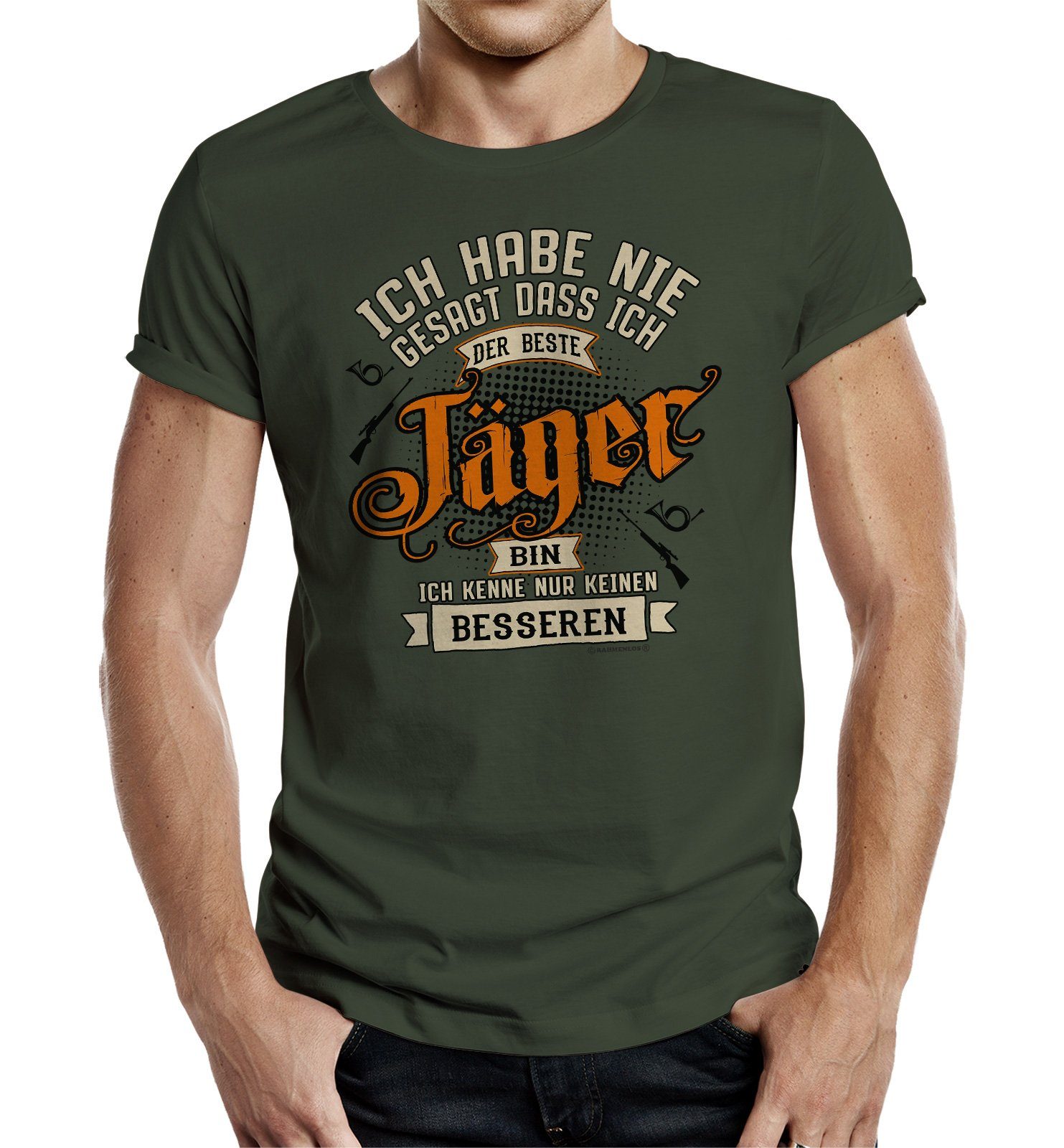RAHMENLOS® T-Shirt als Geschenk für Jäger günstig online kaufen