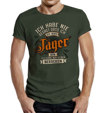 Rahmenlos T-Shirt »als Geschenk für Jäger - der beste Jäger«