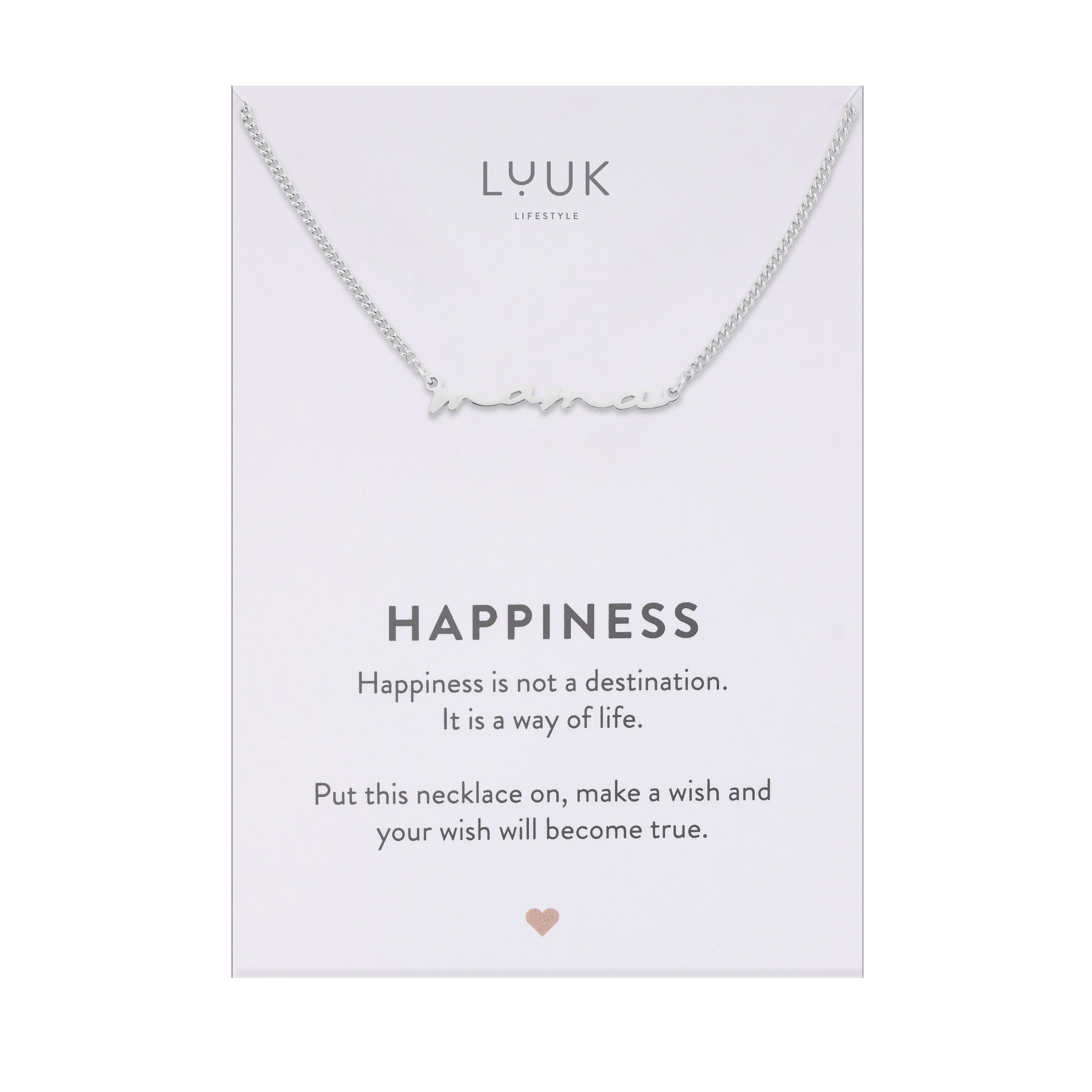 LUUK LIFESTYLE Kette mit Anhänger Mama, günstig online kaufen