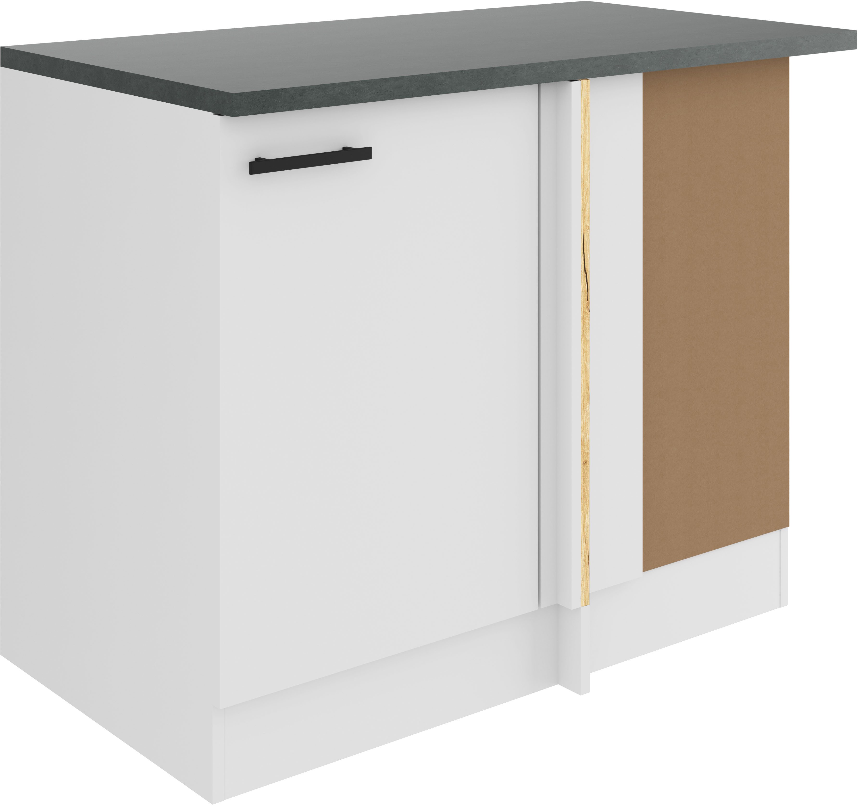 OPTIFIT Eckunterschrank Palma Breite 100 cm, Türanschlag wechselbar