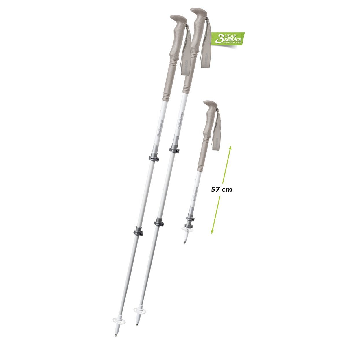 Komperdell Trekking-Stöcke Komperdell Damen TRAMONTANA TI Teleskopstöcke Trekkingstöcke