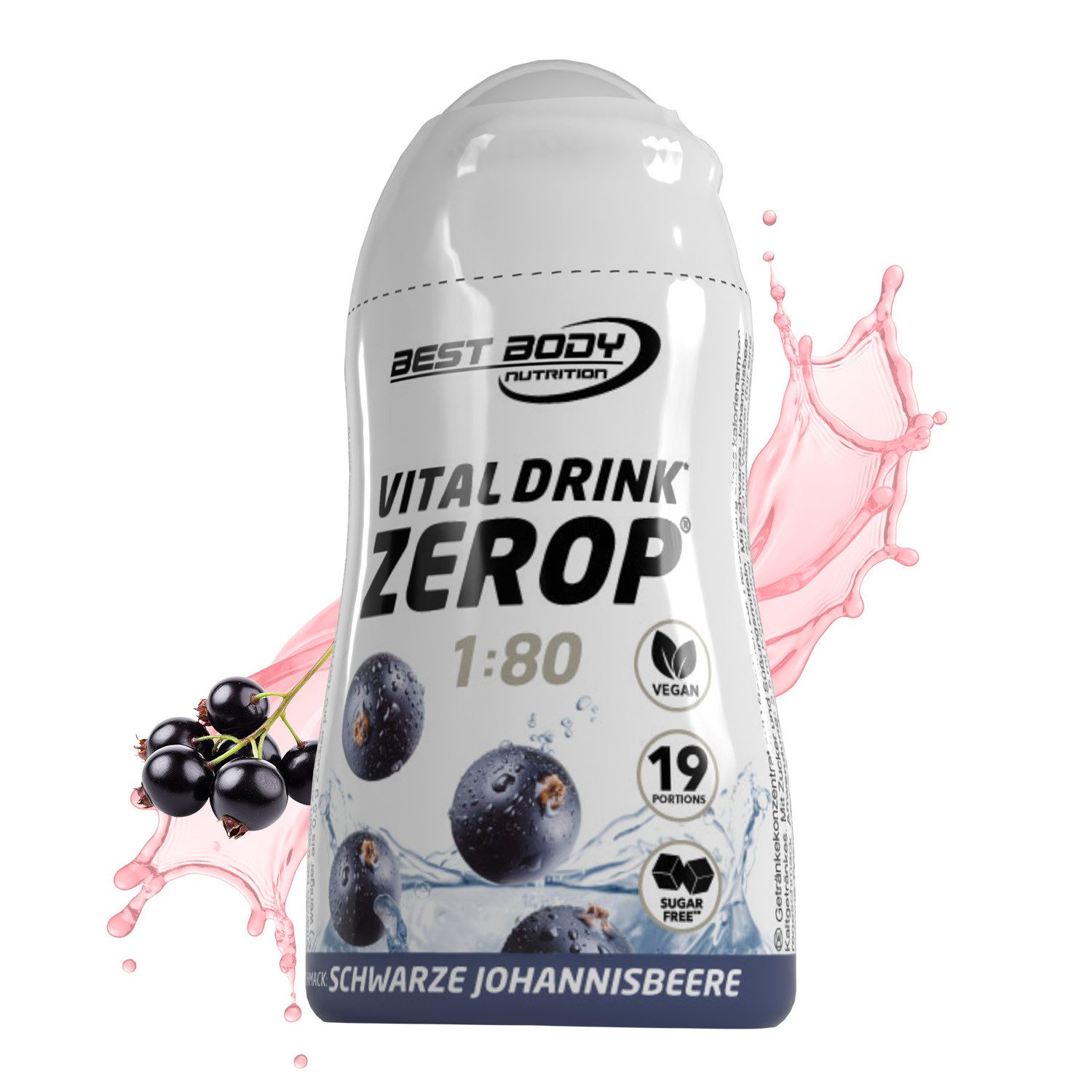 Best Body Nutrition Vital Drink Zerop - Mix Tray - 6 x 48 ml Squeeze Flasche Flüssigkeit, Getränk