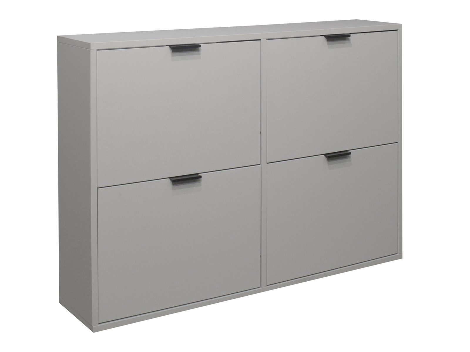 Storado Schuhkipper Bonnie 120×86–99×25cm, Schuhkipper mit 4 Klappen, Farbe wählbar, 4 Klappen mit Platz für 12–18 Paar Schuhe