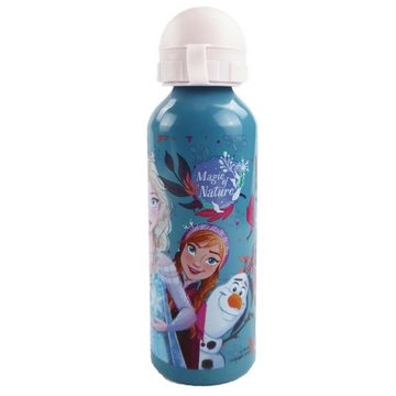 Disney Trinkflasche Disney Die Eiskönigin Alu Wasserflasche, Flasche 520 ml Anna Elsa Olaf