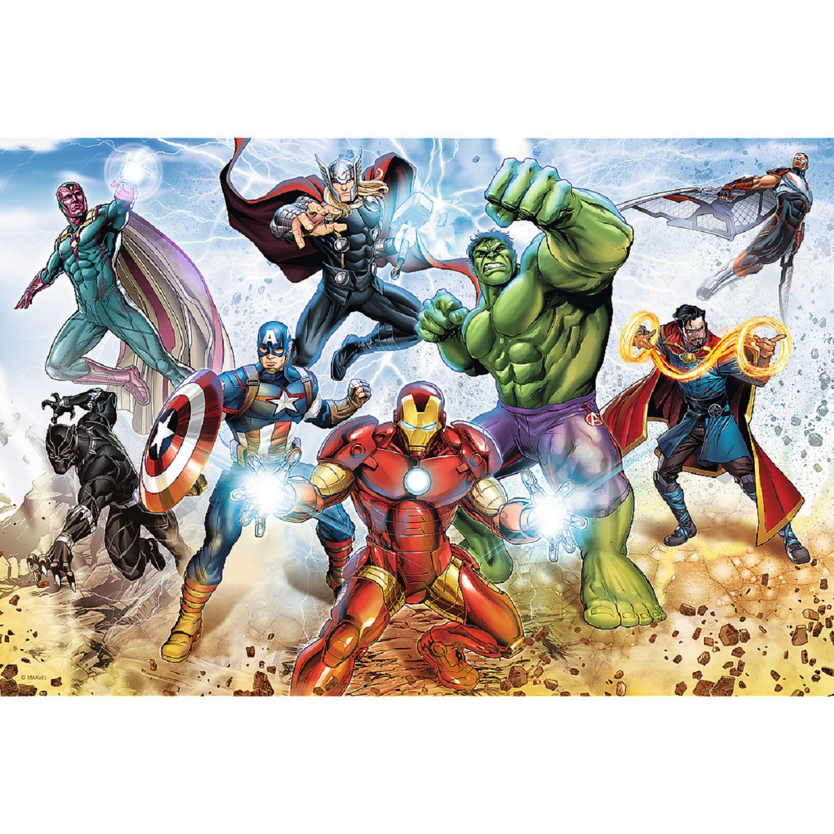 MARVEL Puzzle Avengers Puzzle Perfektes Geschenk für Superhelden-Fans, Puzz günstig online kaufen