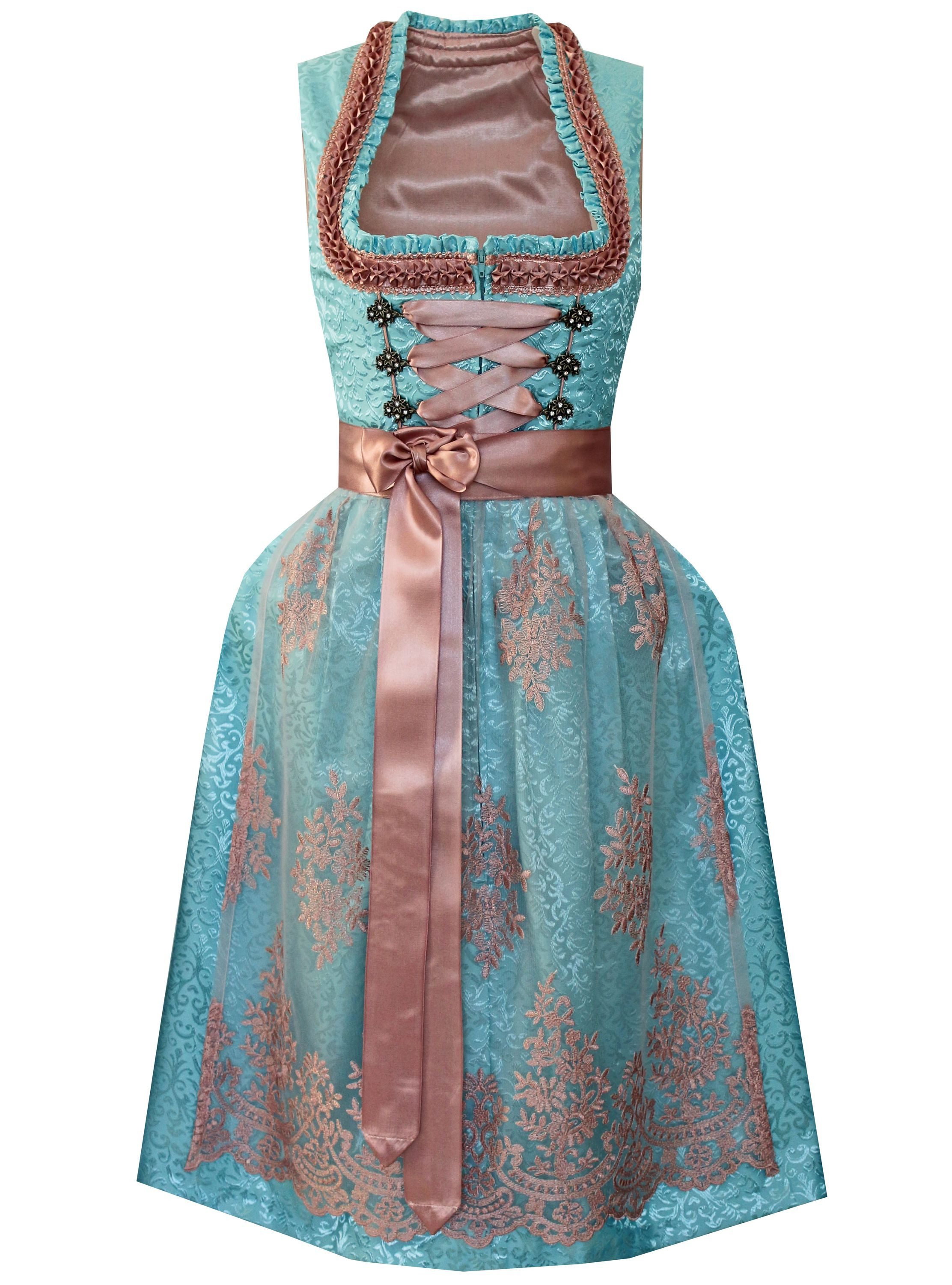 Alpenmärchen Dirndl Dirndl Armanda in türkis günstig online kaufen