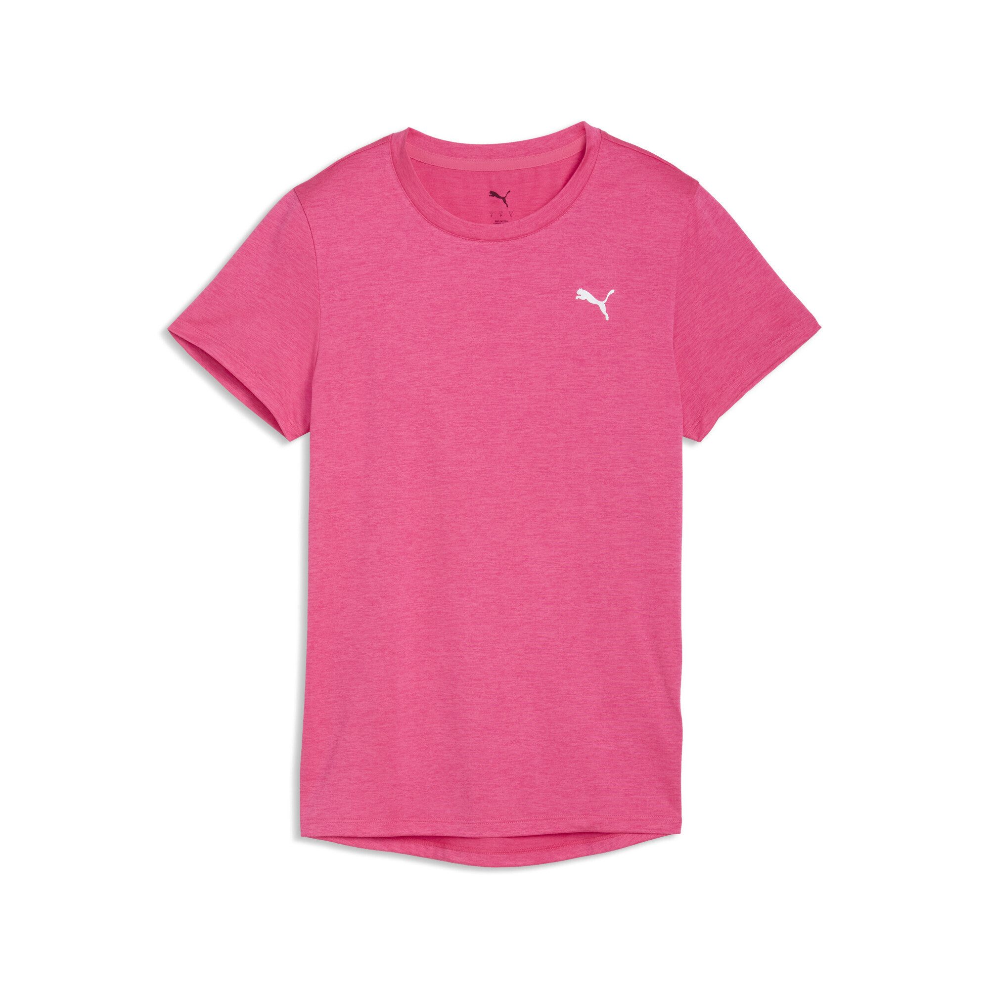 PUMA Trainingsshirt TAD ESSENTIALS Meliertes T-Shirt Damen günstig online kaufen
