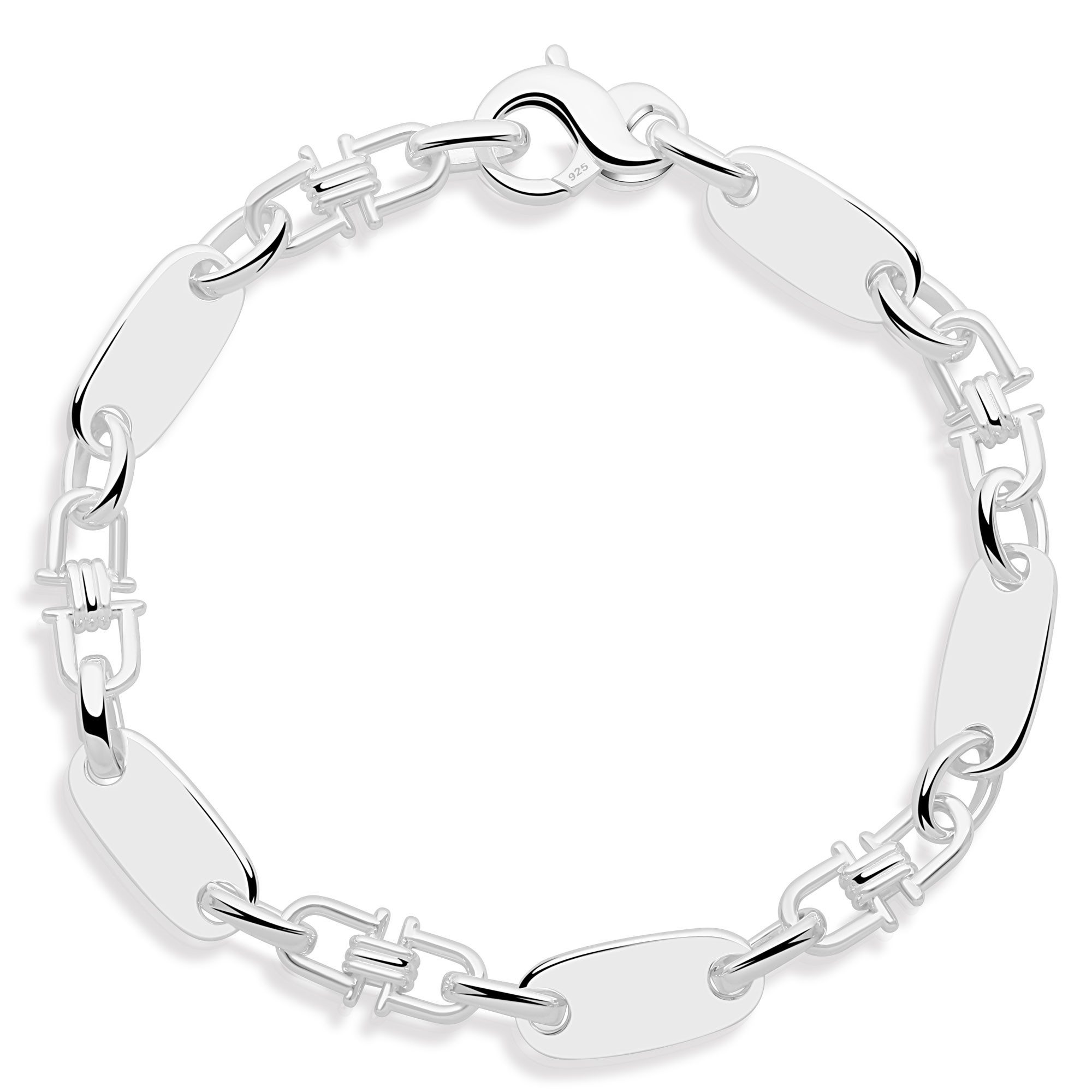 Tony Fein Silberarmband Plattenarmband 8mm 925er günstig online kaufen