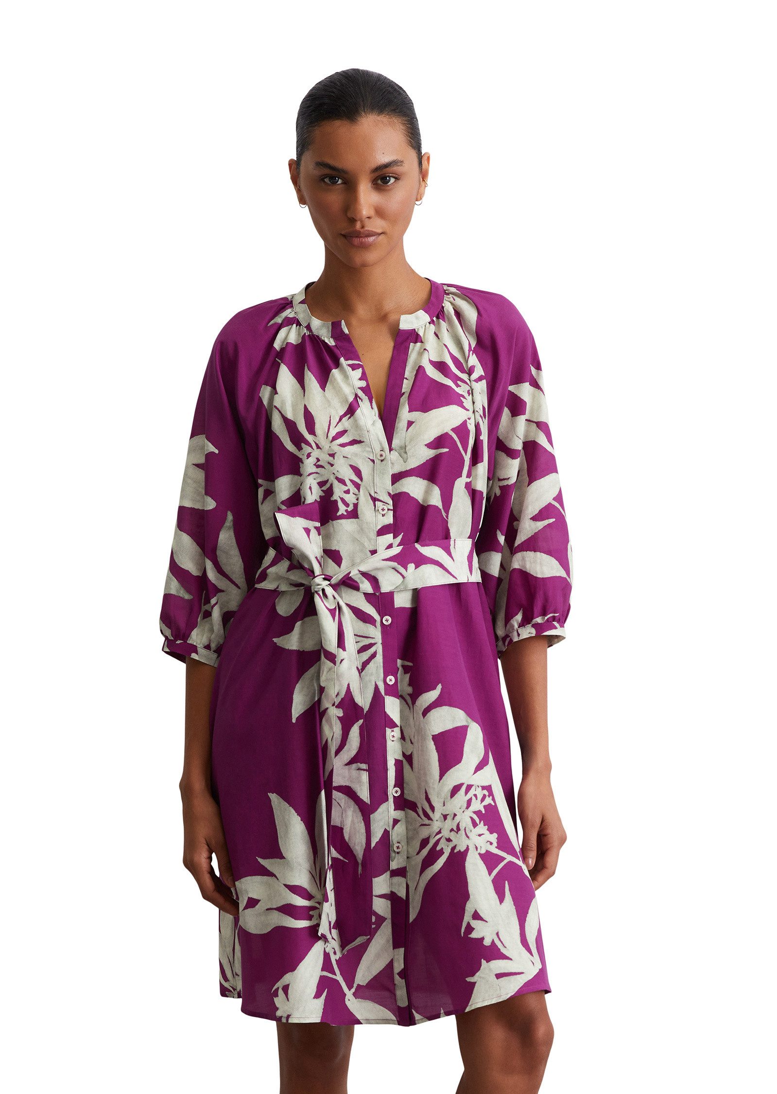 Marc O'Polo Druckkleid aus Organic-Cotton-Viskose-Mix