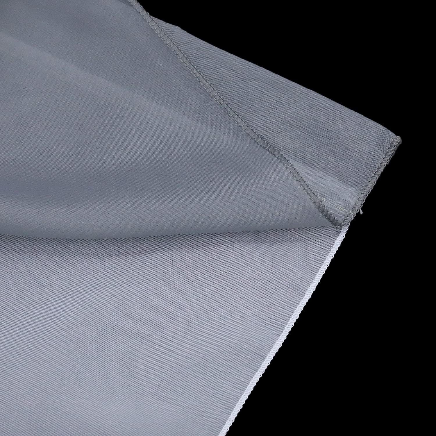 Joyswahl Scheibengardine (1 St), Stangendurchzug, halbtransparent, Voile Bistrogardinen mit Quaste Panneaux Zweifarbig