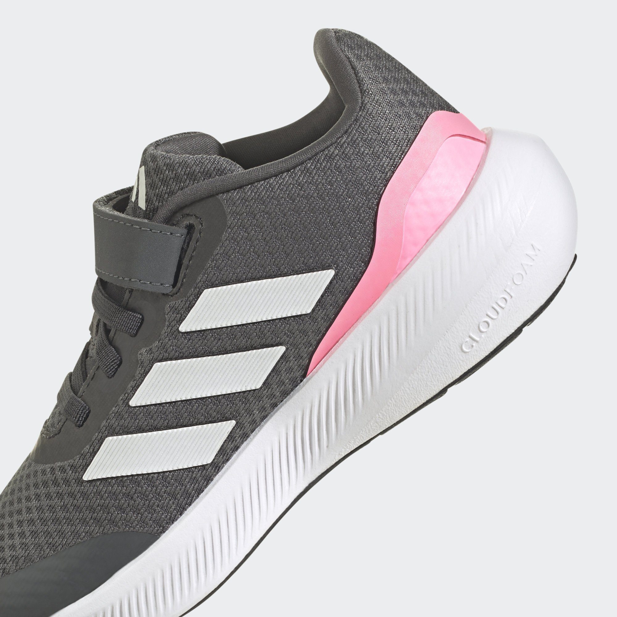 SCHUH Grey Beam Six / adidas / Sportswear RUNFALCON LACE Pink White Crystal Sneaker TOP ELASTIC 3.0 STRAP