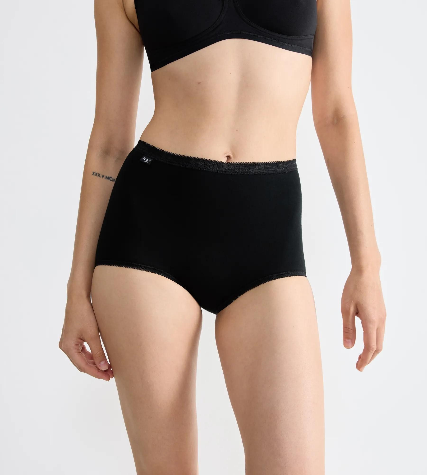sloggi Maxislip Basic+ (4er Pack) weiche Nähte, Baumwollmischung