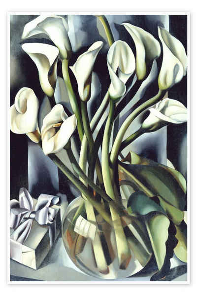 Posterlounge Poster Tamara de Lempicka, Arums, Flur Malerei