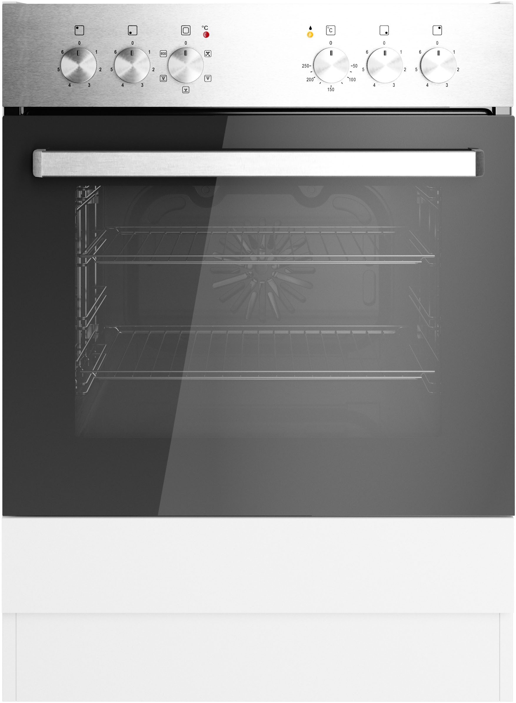 KOCHSTATION Herdumbauschrank KS-Milan Herdumbauschrank 60 cm, matte oder hochglänzende Fronten