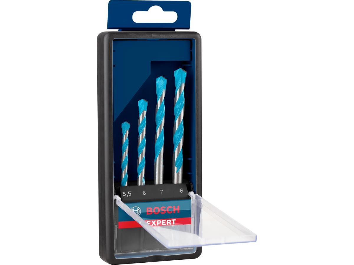 BOSCH Bohrersatz CYL-9 MultiConstruction, (Set), Durchmesser: 5,5 / 6 / 7 / 8 mm
