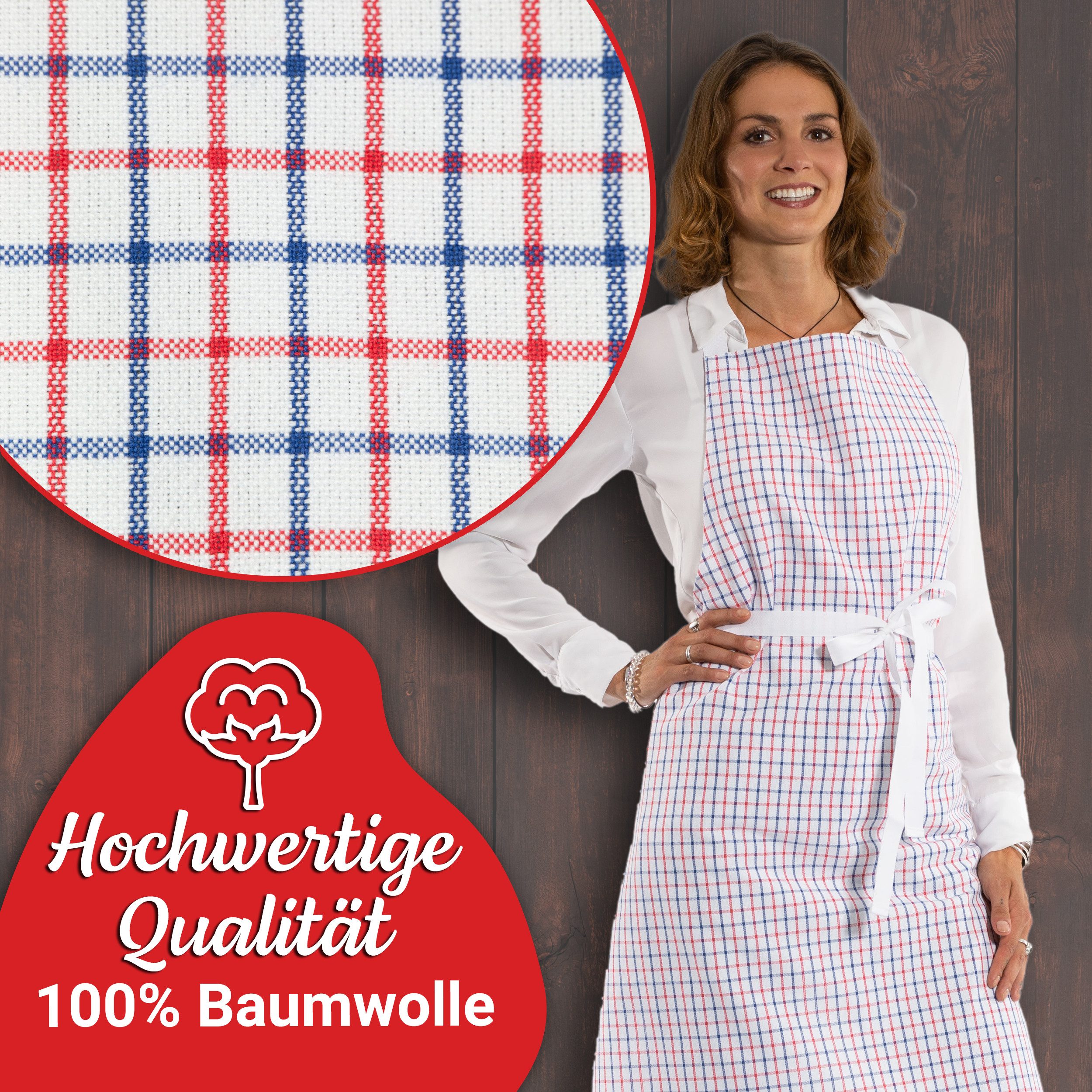 ZOLLNER Kochschürze, 84 x 100 cm, günstig online kaufen