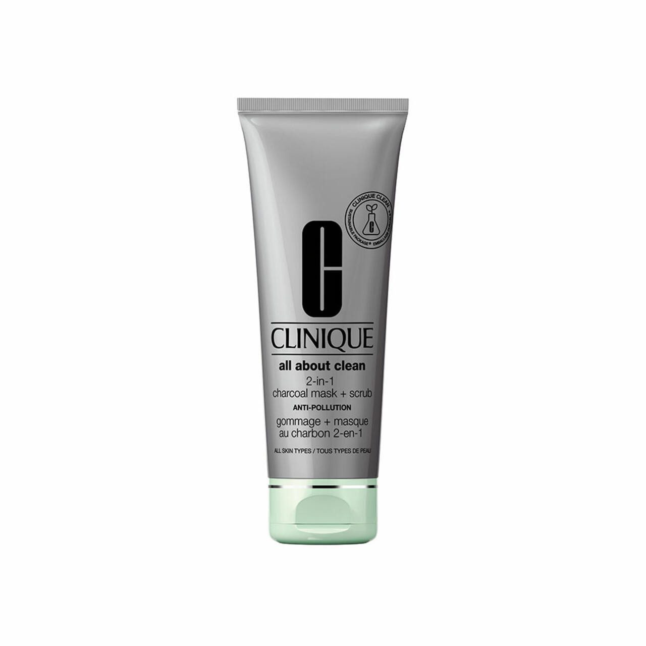 CLINIQUE Gesichtsmaske All About Clean Charcoal Mask + Scrub Anti Pollution