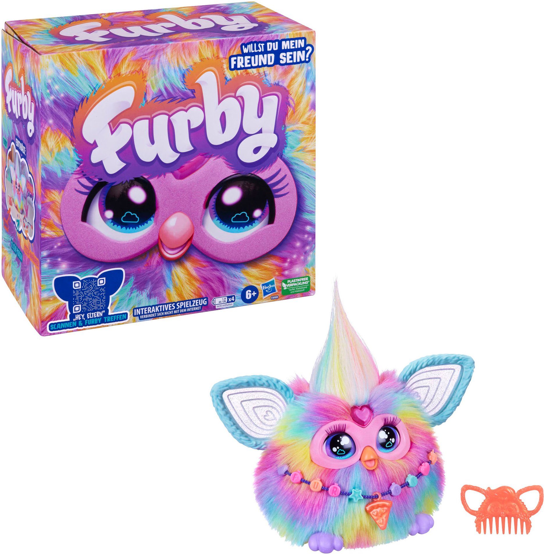 Hasbro Plüschfigur Furby, Farbmix, mit Sound