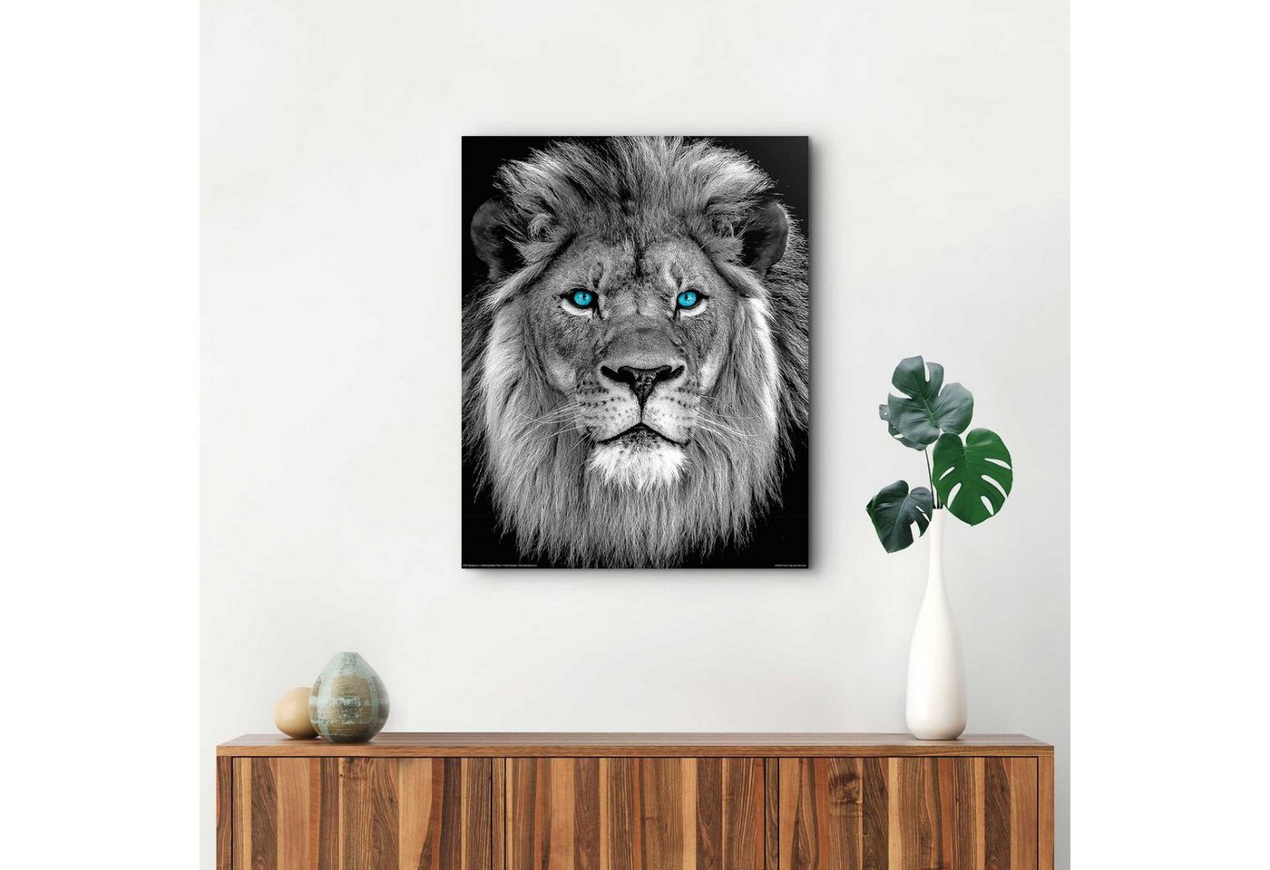 Reinders! Wandbild »Löwe mit blaue Augen«-HomeTrends