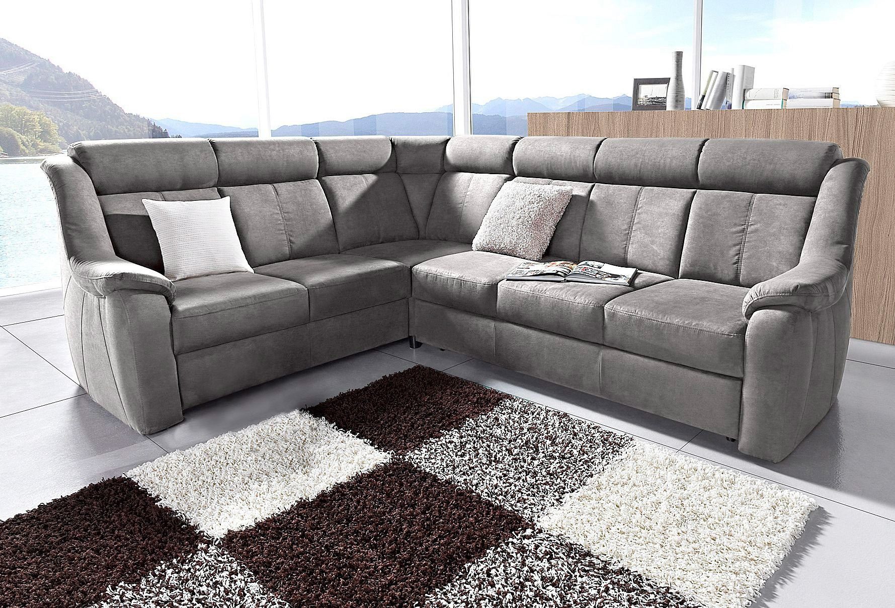 sit&more Ecksofa Basel L-Form, wahlweise mit Relaxfunktion