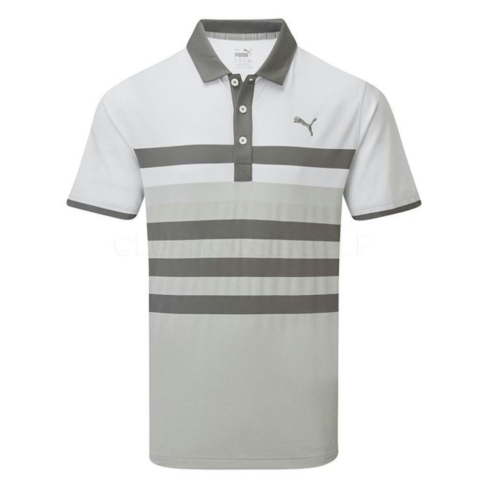 Poloshirt Puma Golf Polo MATTR One Way Weiß/Grau Herren