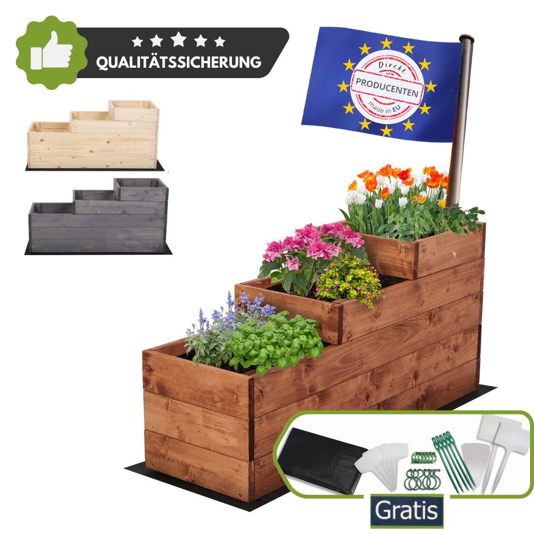 Modo24 Hochbeet ZP07 Kräuterbeet, Gartenbeet, Pflanzkasten, günstig online kaufen