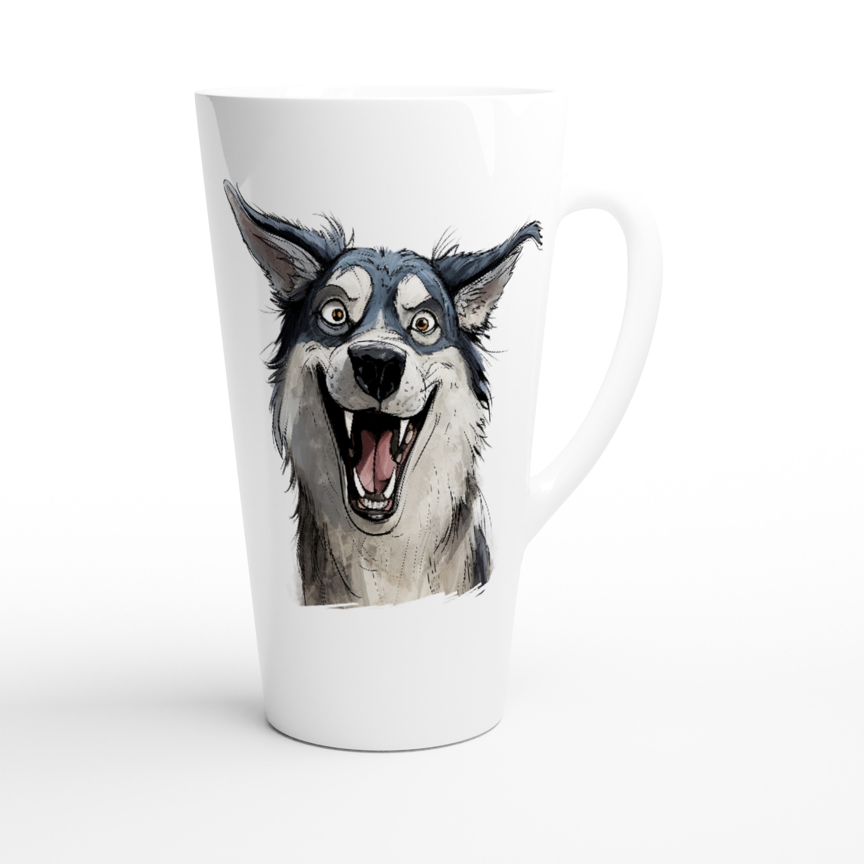 Alltagszauber Latte-Macchiato-Tasse - Jumbo-Becher NOT RESPONSIBLE, Keramik, extra groß, für ca. 500ml Inhalt