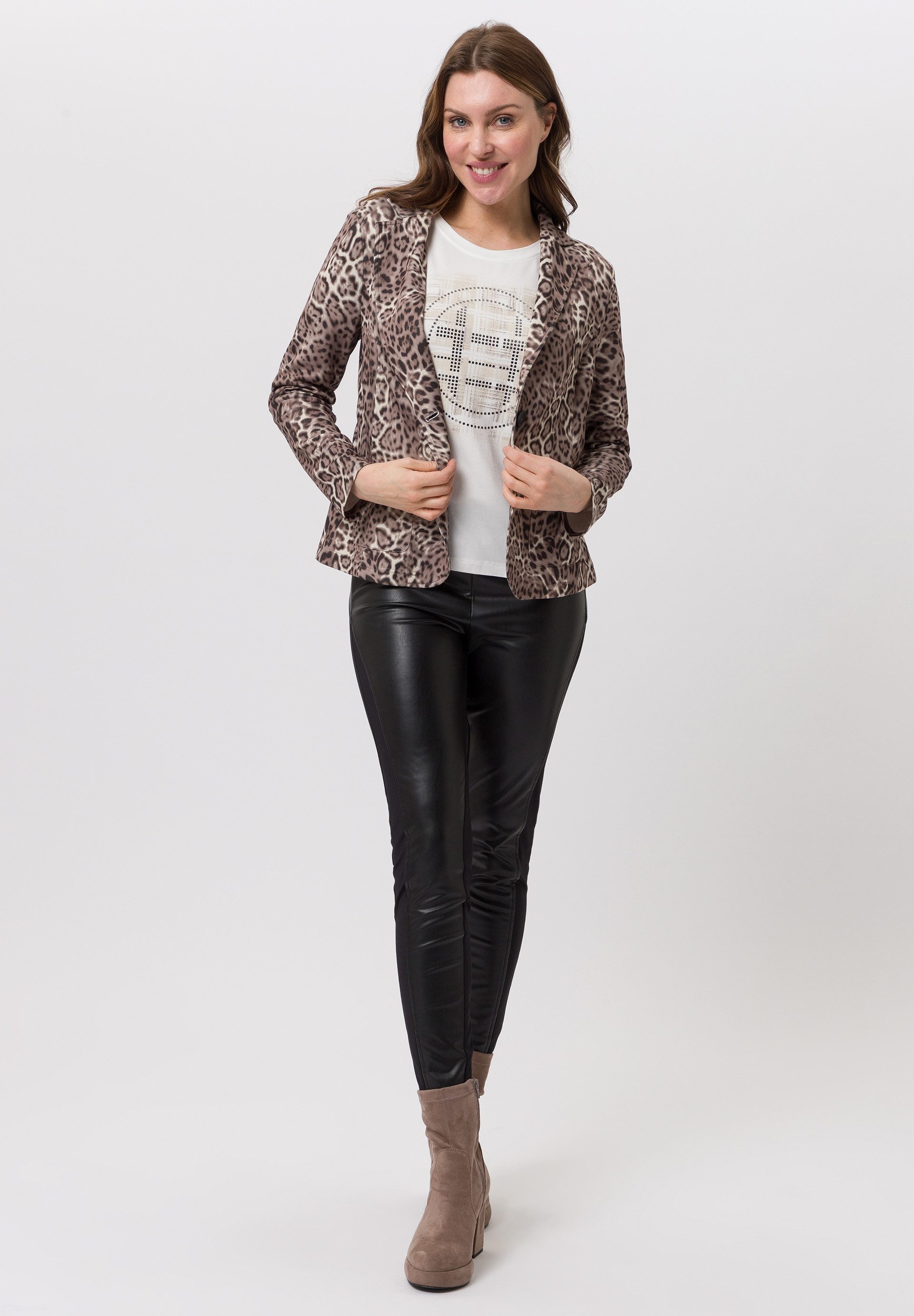 TUZZI T-Shirt mit Strass-Motiv