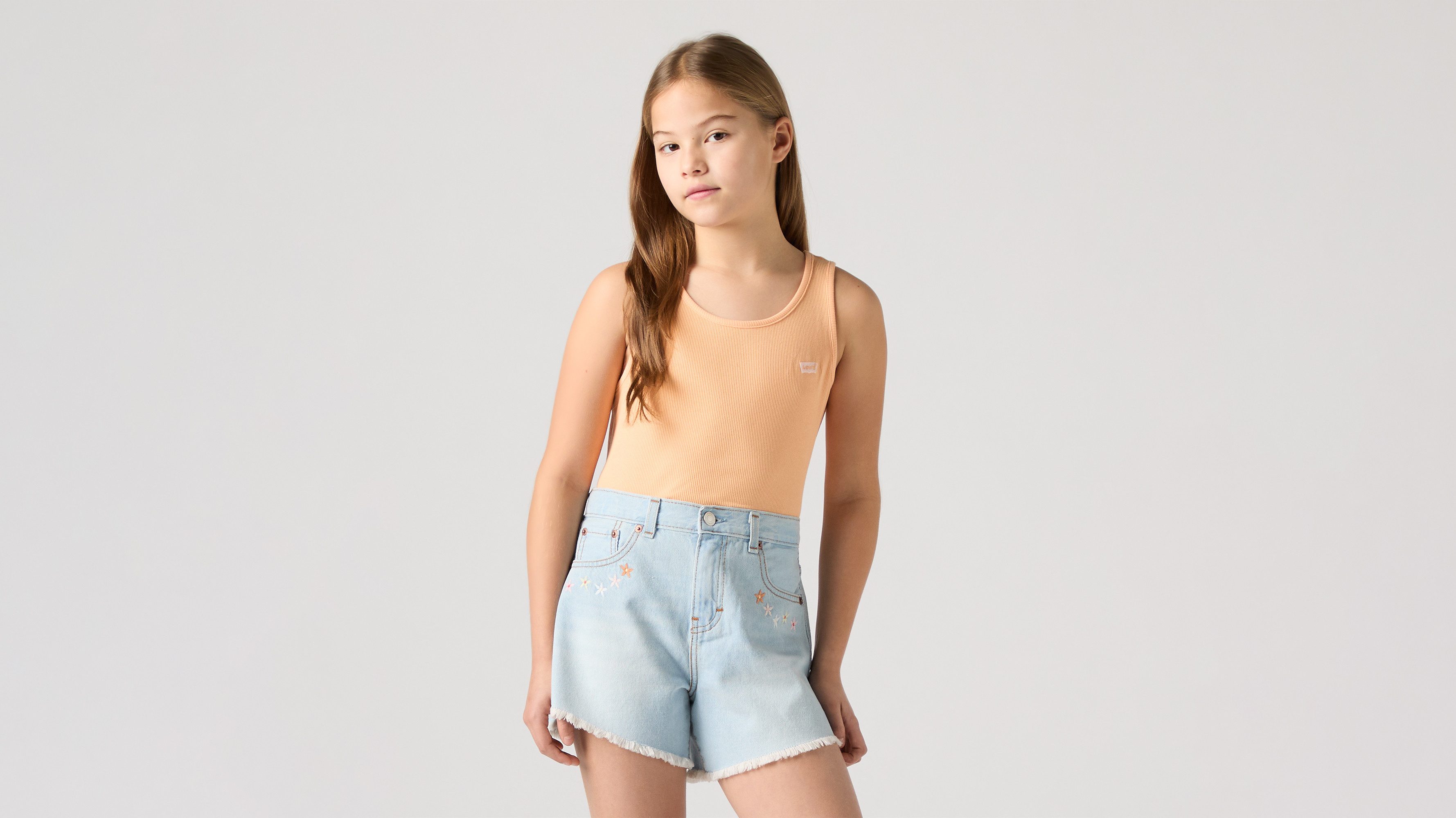 Levi's® Kids Ripptanktop LVG MEET AND GREET RIBBED TANK for GIRLS