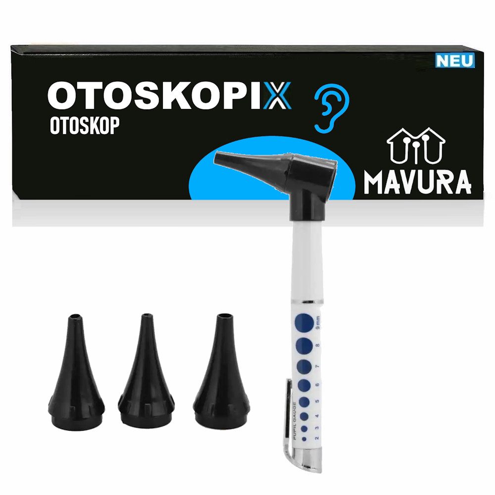 Ohrenreiniger OTOSKOPIX Otoskop LED Ohrenleuchte Ohrenlupe Ohr Ohrpflege