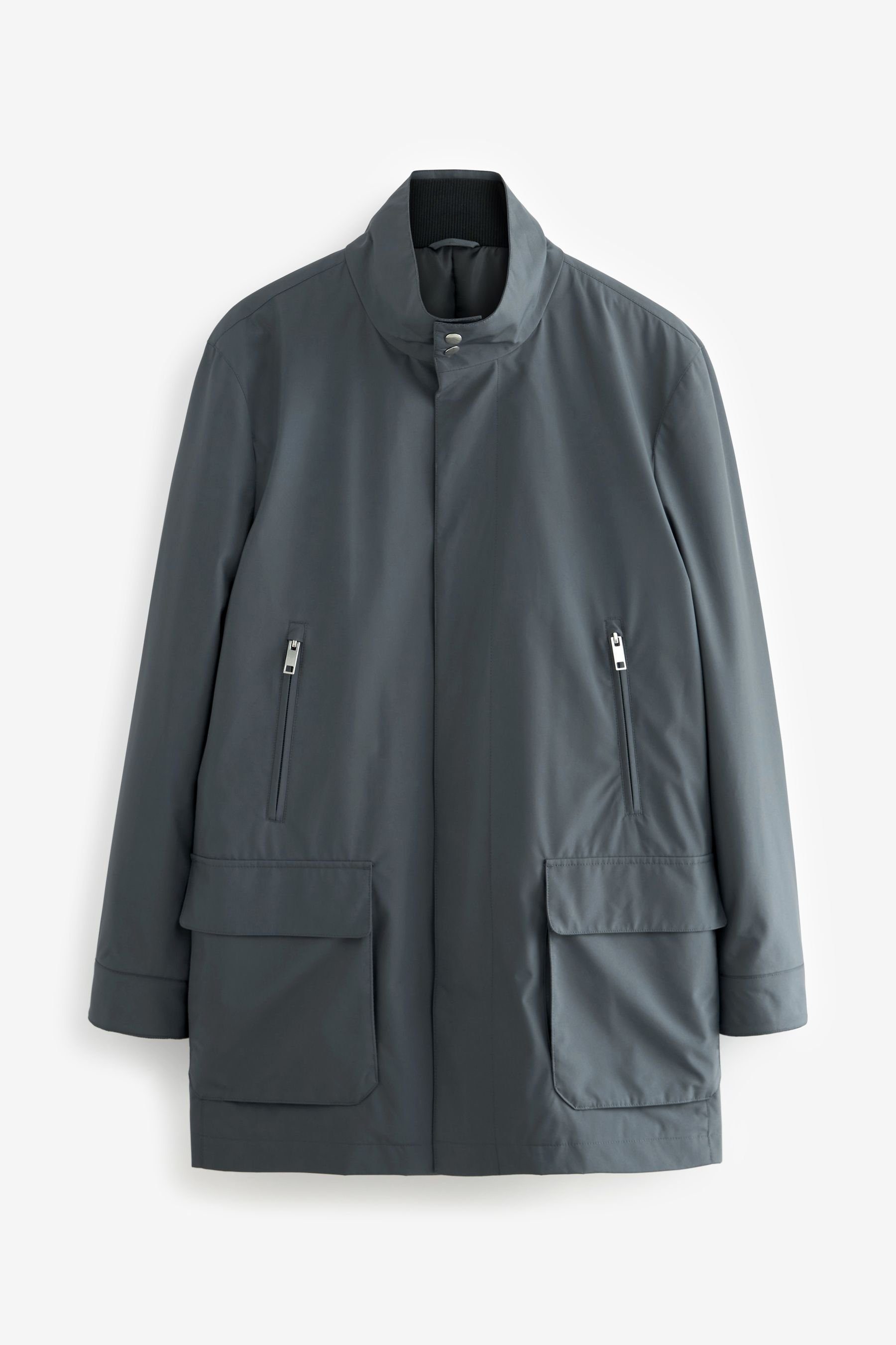 Next Regenmantel Wasserabweisende Jacke, Trichterkragen, 4 Taschen (1-tlg)