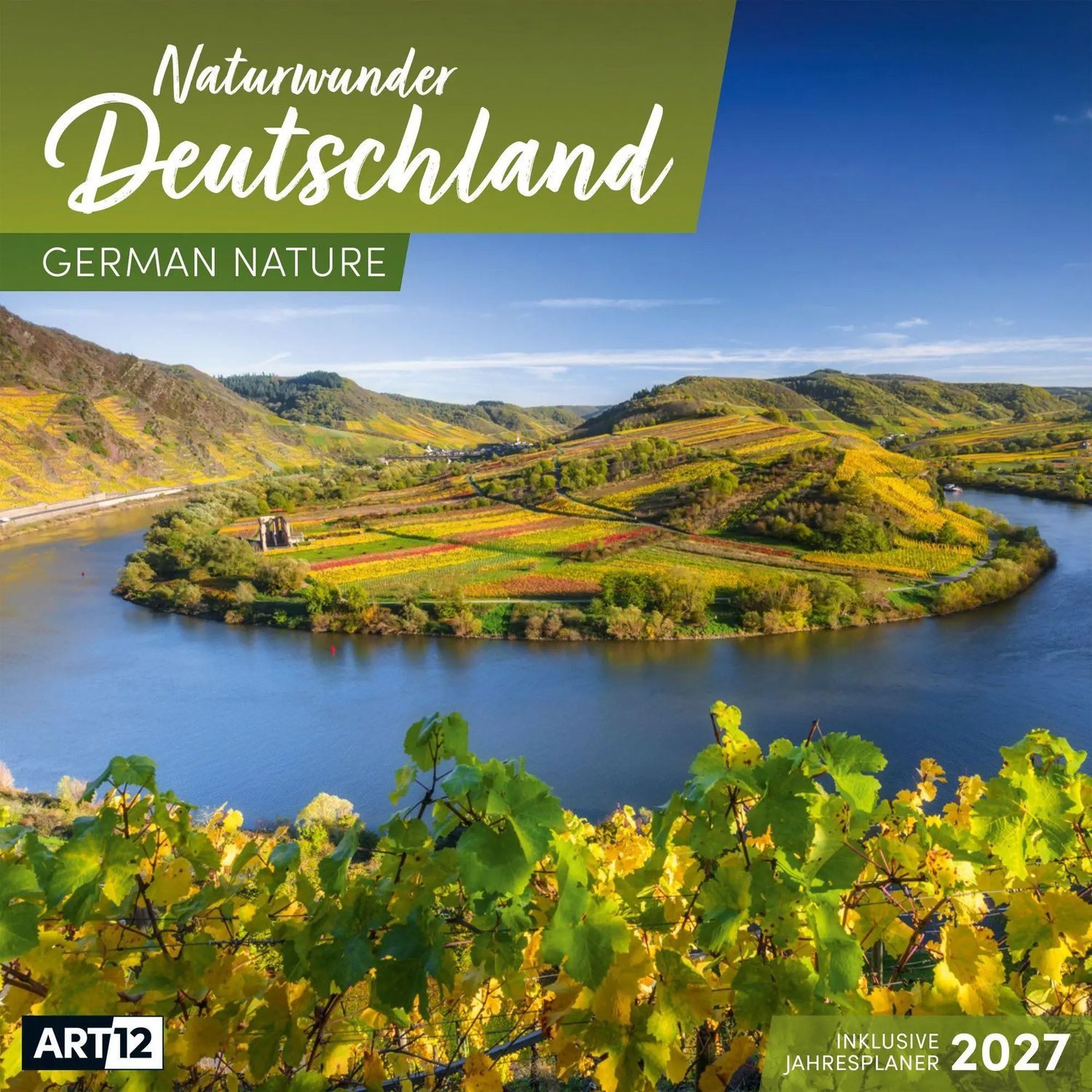 Ackermann Wandkalender Naturwunder Deutschland Kalender 2027 - 30x30 - Art12
