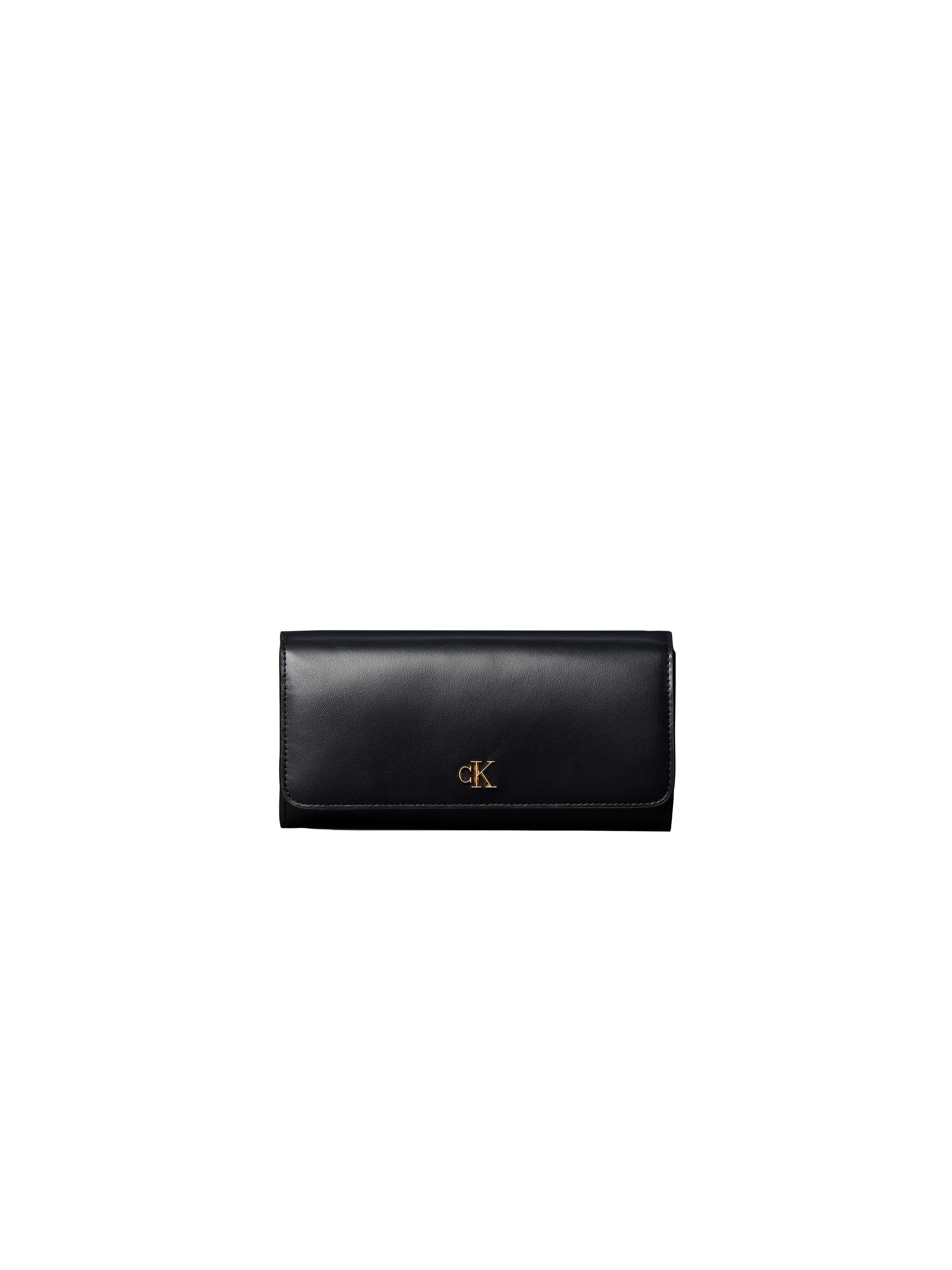 Calvin Klein Geldbörse CK LONG WALLET, Damen Geldbeutel, Portemonnaie mit Reißverschluss-Innenfach