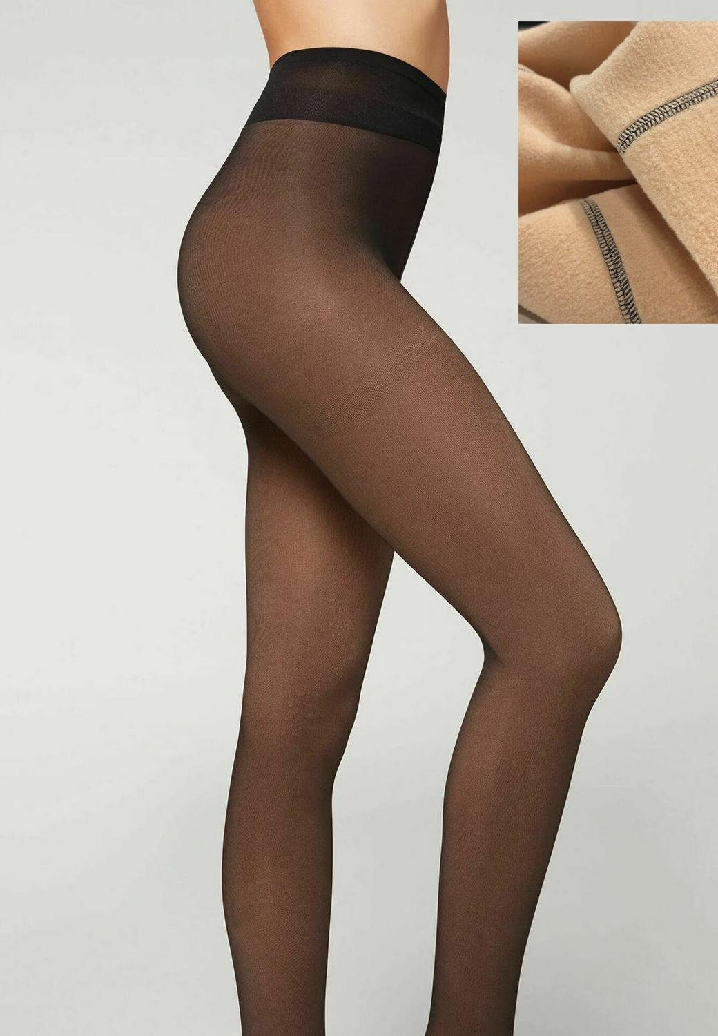 Stoffhose warm comfort Women Camano Legg transparent