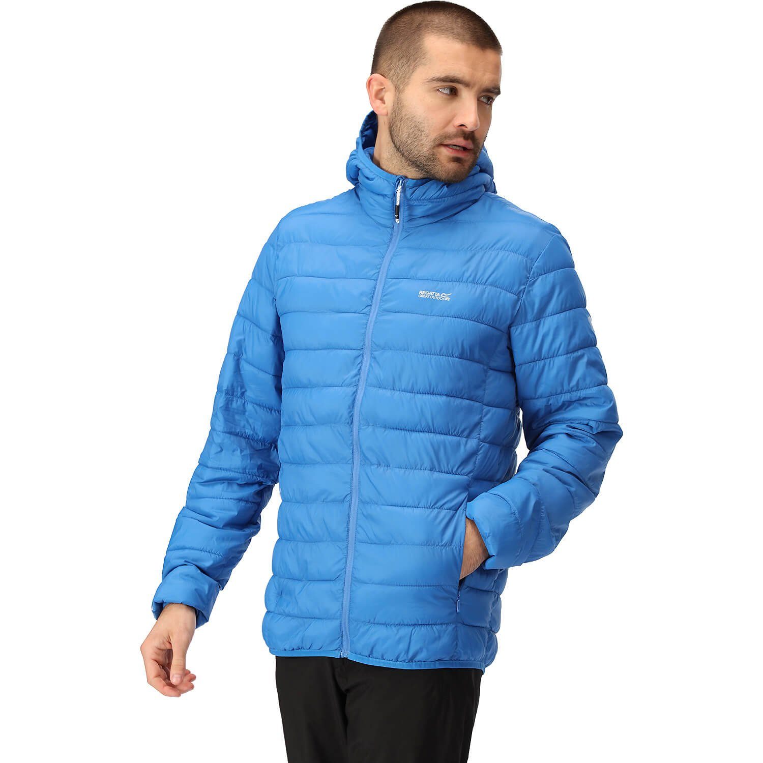 Regatta 3-in-1-Funktionsjacke Steppjacke Hooded Hillpack Azurblau