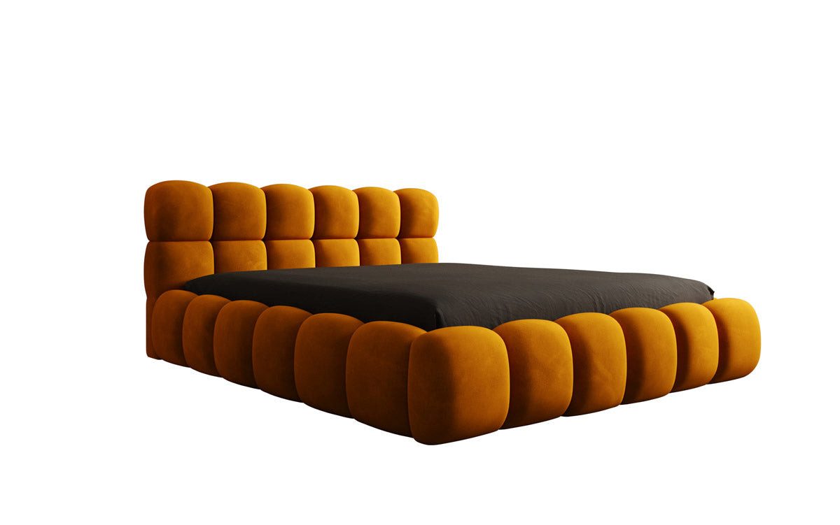 Luxusbetten24 Polsterbett Designer Polsterbett Boston Samt, günstig online kaufen