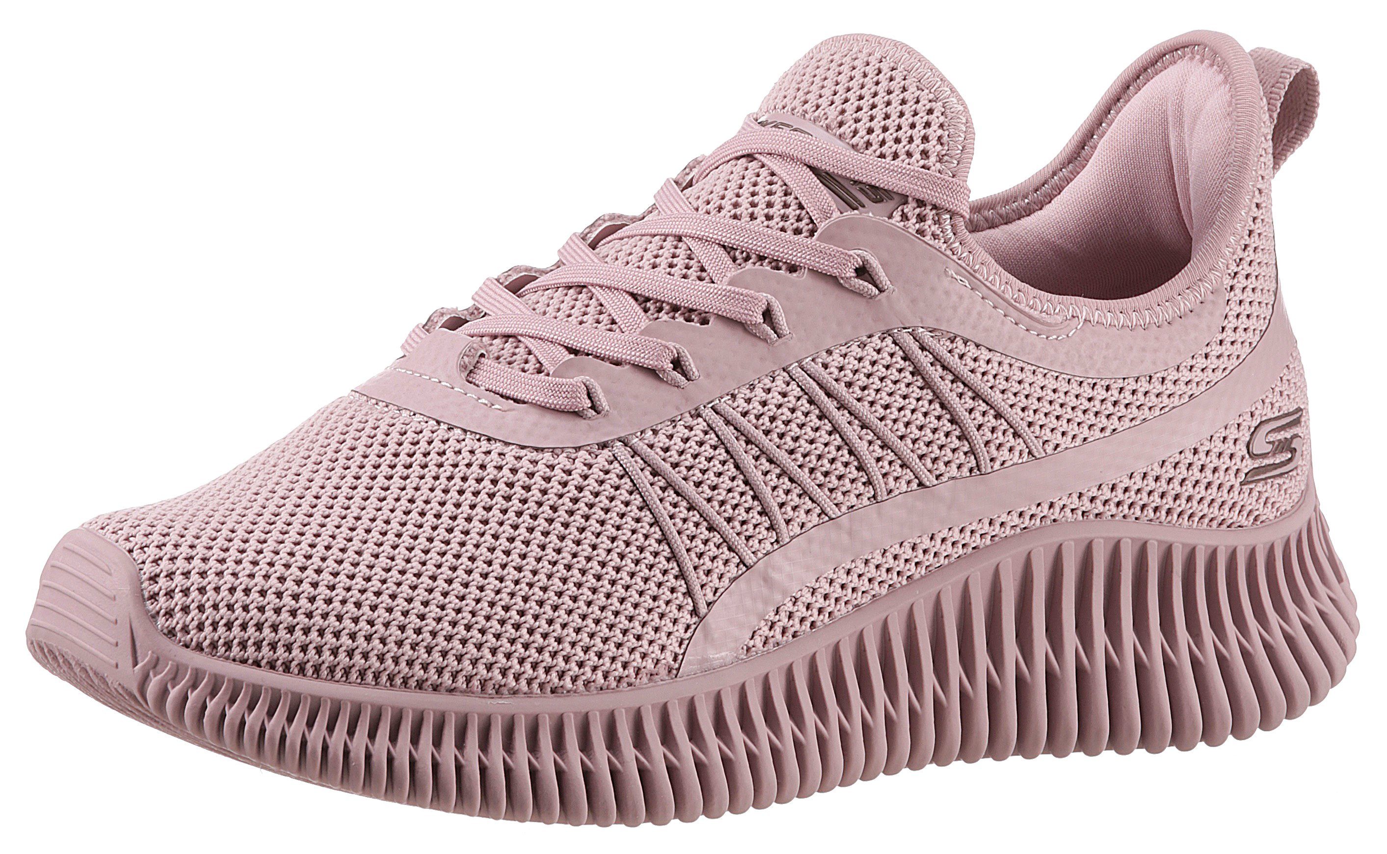 Skechers BOBS GEO- Slip-On Sneaker in veganer Verarbeitung rosa