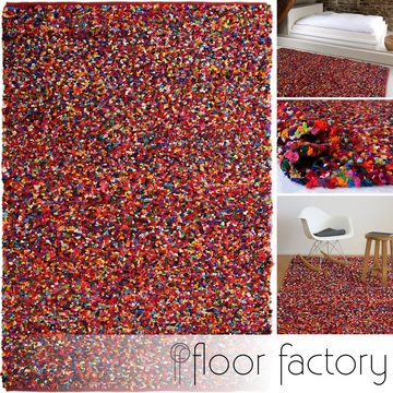 Teppich Confetti, floor factory, rechteckig, Höhe: 15 mm, 100% Baumwolle, handgewebt