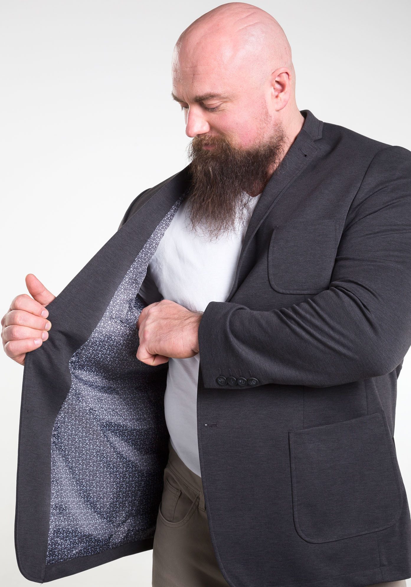 Man's World Plus Jerseysakko Grosse Grössen günstig online kaufen