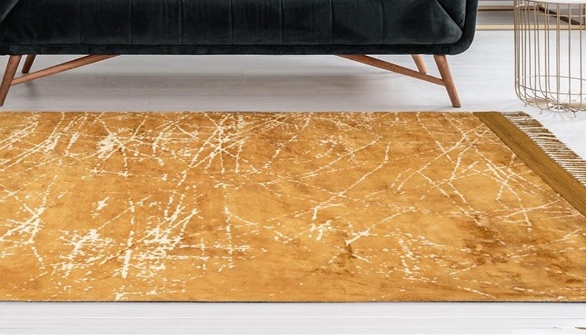 Padiro Teppich Dolce Vita 225, rechteckig, Höhe: 10 mm, Modern bedrucktes Unikat, Trendige Verwaschung